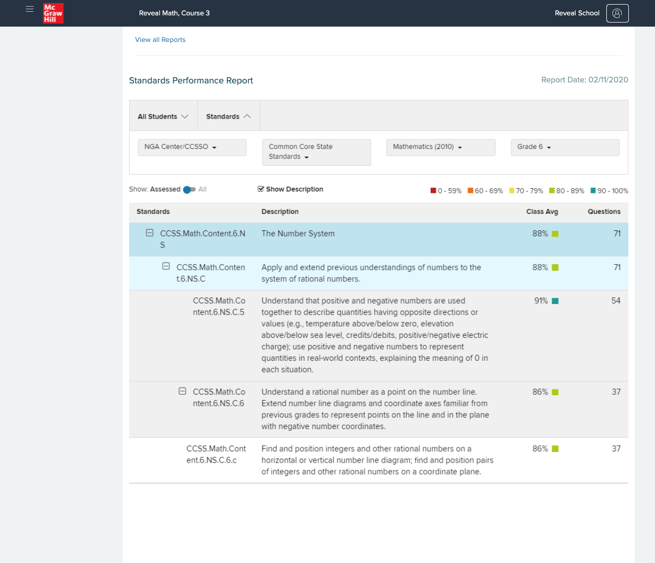 Screenshot of marketing walkthrough of learning platform system